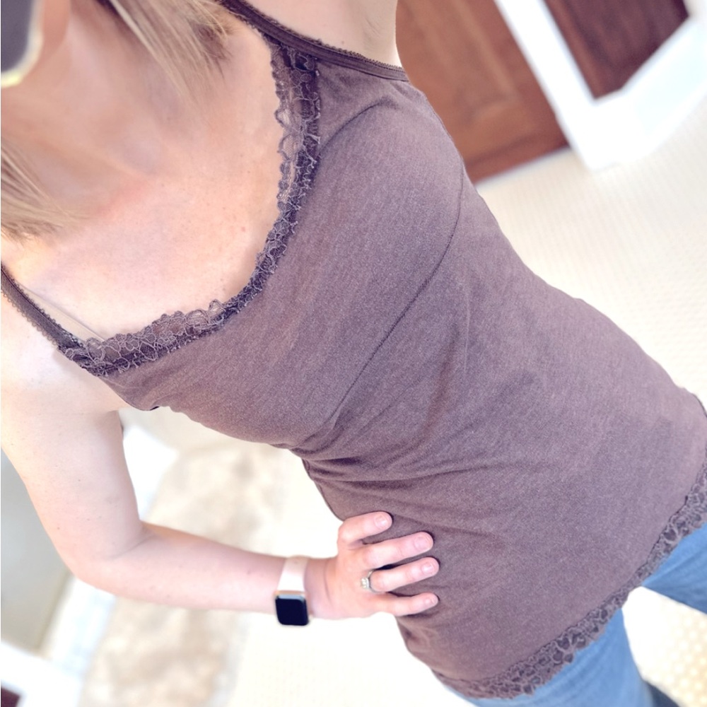 Maurices Brown Spaghetti Strap Tank - Picture 6 of 7